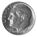 1971 -D Roosevelt Dime Roll BU Clad 50 US Coins