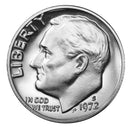 1972 S Roosevelt Dime Gem Proof CN-Clad Roll (50 Coins)