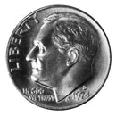 1974 -D Roosevelt Dime Roll BU Clad 50 US Coins