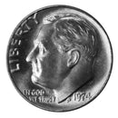 1974 -P Roosevelt Dime Roll BU Clad 50 US Coins