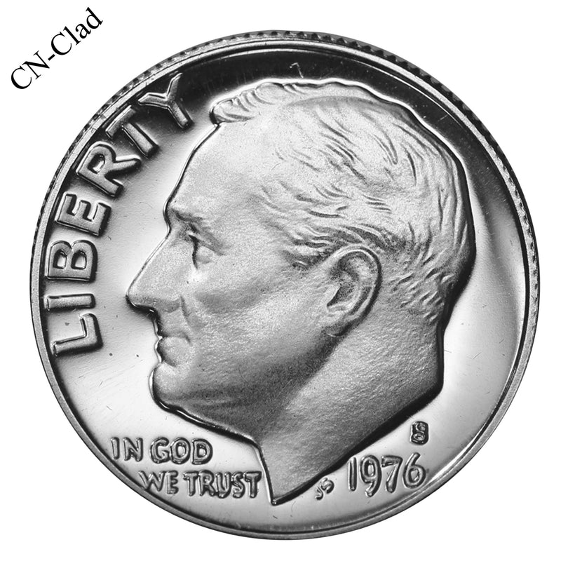 1976 S Roosevelt Dime Choice CN-Clad Proof