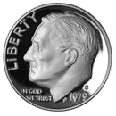 1979 S Roosevelt Dime Choice Cameo CN-Clad Proof Type 2 (Clear S)
