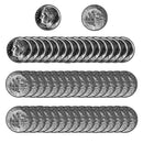 1981 -D Roosevelt Dime Roll BU Clad 50 US Coins