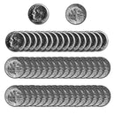 1981 -P Roosevelt Dime Roll BU Clad 50 US Coins