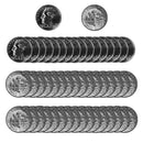 1989 -D Roosevelt Dime Roll BU Clad 50 US Coins