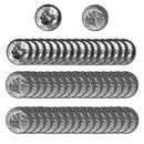 1991 -P Roosevelt Dime Roll BU Clad 50 US Coins