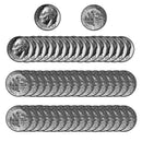 1996 -D Roosevelt Dime Roll BU Clad 50 US Coins