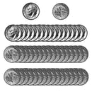 1997 -D Roosevelt Dime Roll BU Clad 50 US Coins