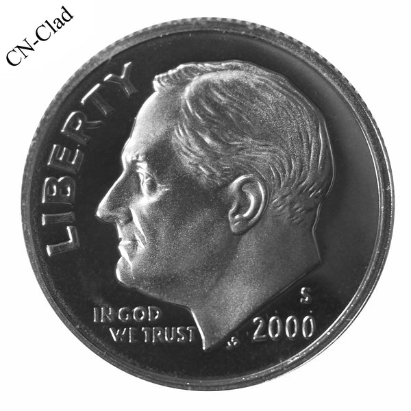 2000 S Roosevelt Dime Choice Cameo CN-Clad Proof