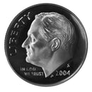 2004 S Roosevelt Dime Gem Cameo 90% Silver Proof