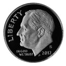2012 S Roosevelt Dime Gem Cameo 90% Silver Proof