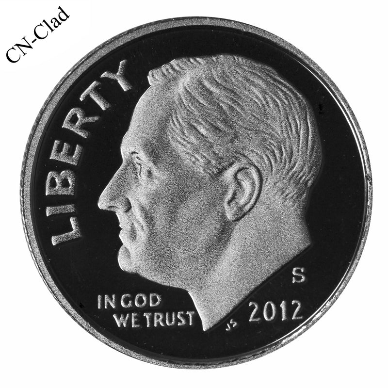 2012 S Roosevelt Dime Choice Cameo CN-Clad Proof