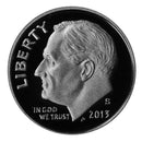2013 S Roosevelt Dime Gem Cameo 90% Silver Proof