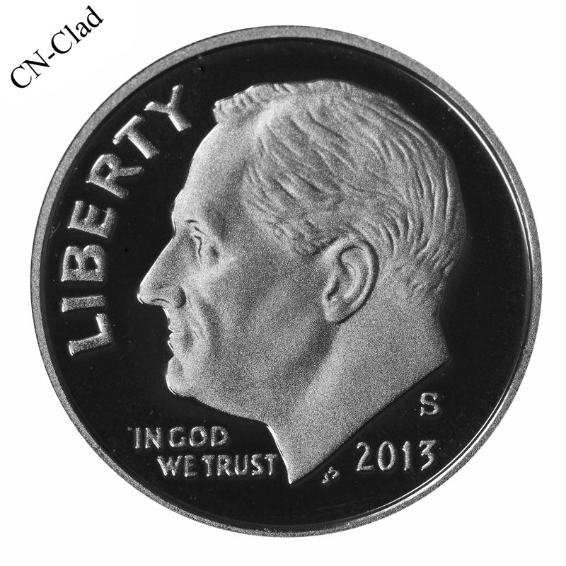 2013 S Roosevelt Dime Choice Cameo CN-Clad Proof