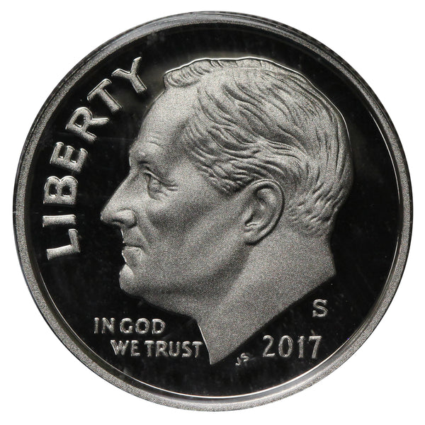 2017 -S Roosevelt Dime Choice Cameo CN-Clad Proof