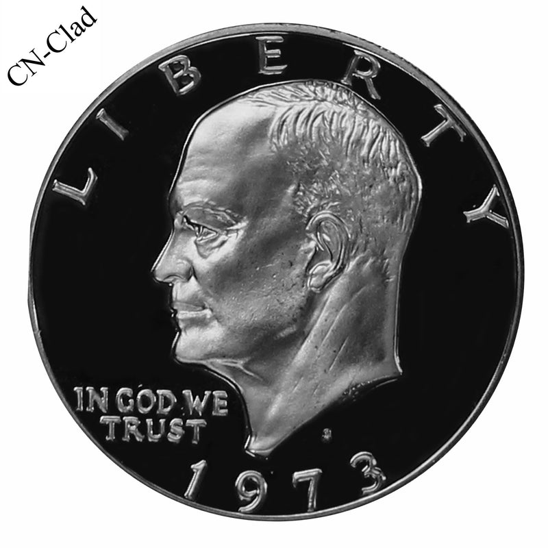 1973 S Eisenhower Dollar Gem Proof CN-Clad Coin