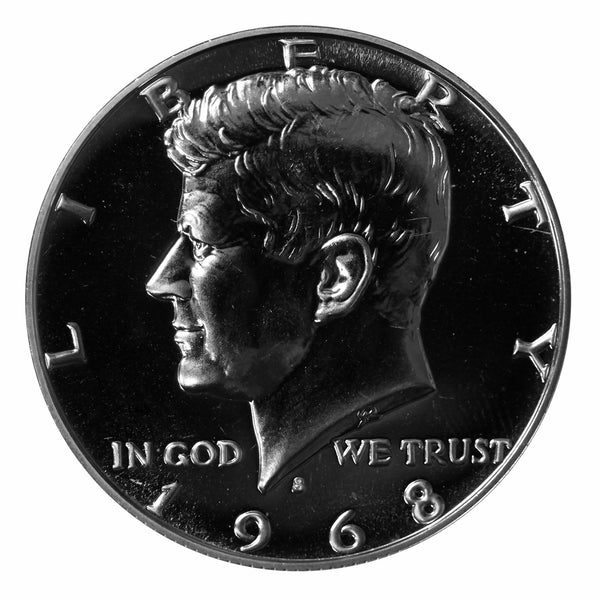 1968 Kennedy Half Dollar 40% Silver Proof