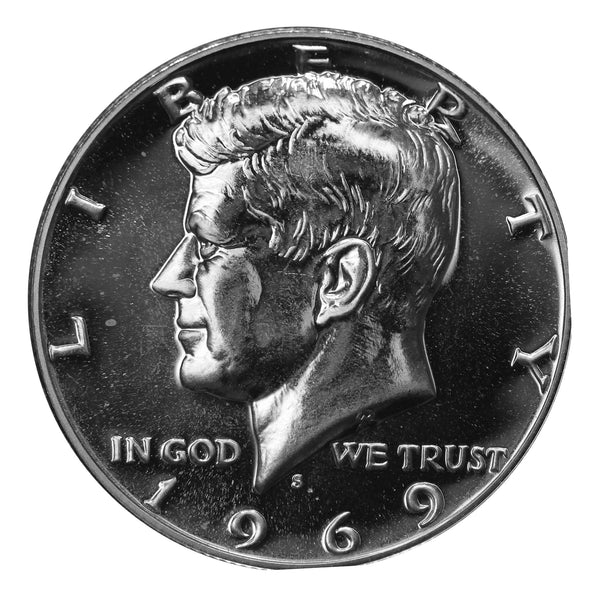 1969 Kennedy Half Dollar 40% Silver Proof