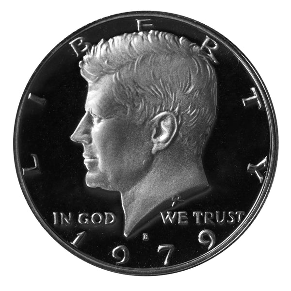 1979 S Kennedy Half Dollar CN-Clad Proof Type 1 Filled S