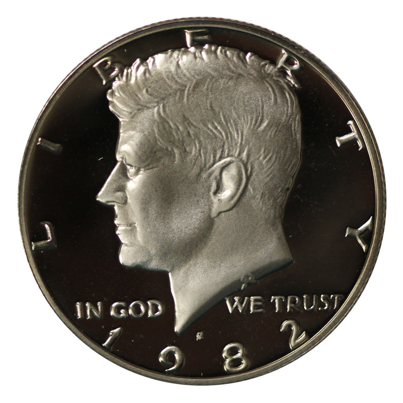 1982 S Kennedy Half Dollar Gem Proof Roll CN-Clad (20 Coins)