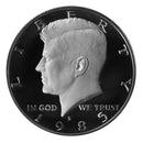 1985 S Kennedy Half Dollar Gem Proof Roll CN-Clad (20 Coins)