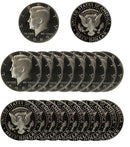 1989 S Kennedy Half Dollar Gem Proof Roll CN-Clad (20 Coins)