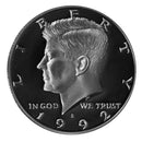 1992 S Kennedy Half Dollar CN-Clad Proof
