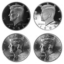 1993 P D S S Kennedy Half Dollar Year set Silver & Clad Proof & BU US 4 Coin lot