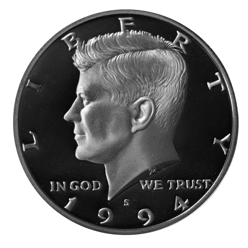 1994 S Kennedy Half Dollar Gem Proof Roll CN-Clad (20 Coins)