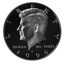 1996 S Kennedy Half Dollar Gem Proof Roll CN-Clad (20 Coins)