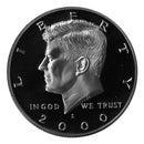 2000 S Kennedy Half Dollar Gem Proof Roll CN-Clad (20 Coins)