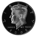 2005 S Kennedy Half Dollar Gem Proof Roll CN-Clad (20 Coins)