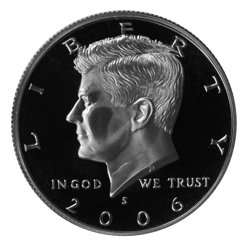 2006 S Kennedy Half Dollar Gem Proof Roll CN-Clad (20 Coins)