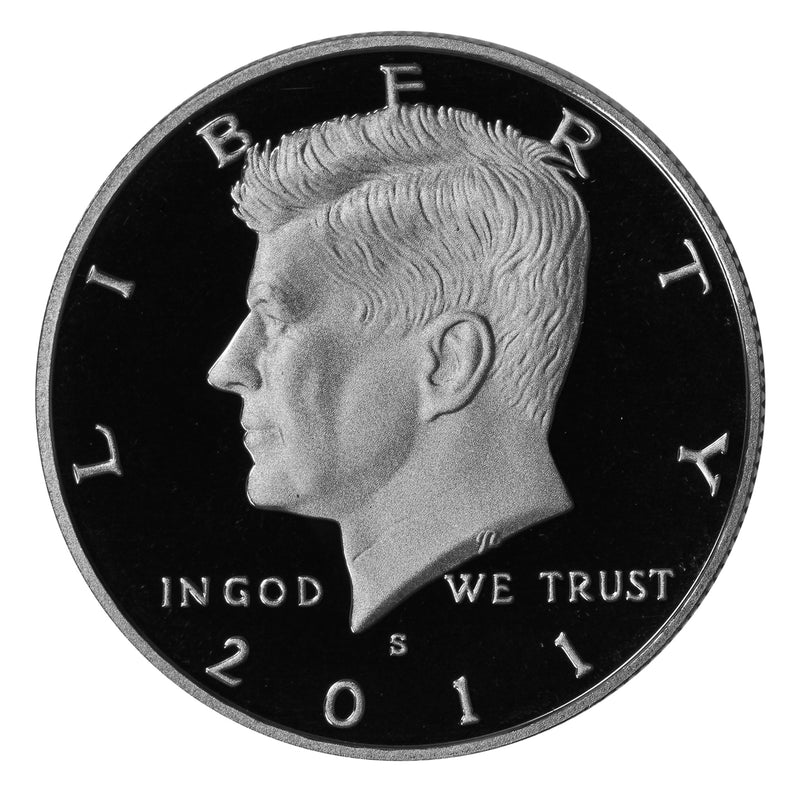 2011 S Kennedy Half Dollar Gem Proof Roll CN-Clad (20 Coins)