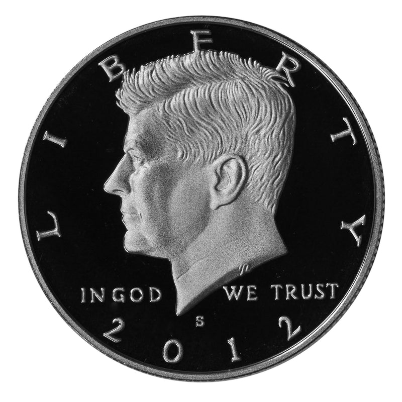 2012 S Kennedy Half Dollar Gem Proof Roll CN-Clad (20 Coins)