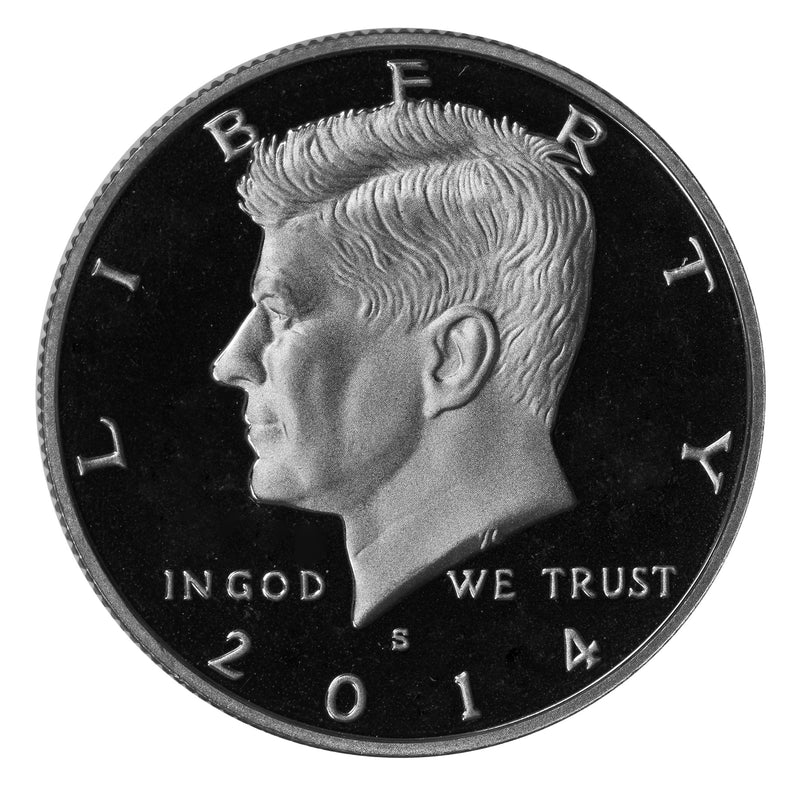 2014 S Kennedy Half Dollar Gem Proof Roll CN-Clad (20 Coins)