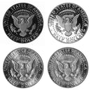 2015 P D S S Kennedy Half Dollar Year set Silver & Clad Proof & BU US 4 Coin lot