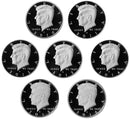 2010-2016 S Proof Kennedy Half Dollar Run CN-Clad 7 Coins