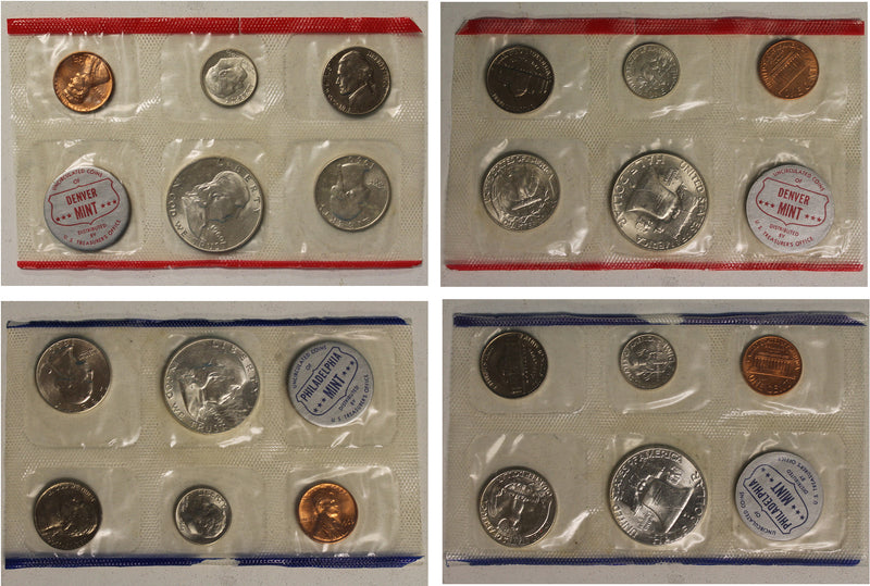 1960 PD US Mint set 10 Pack (OGP) 100 coins
