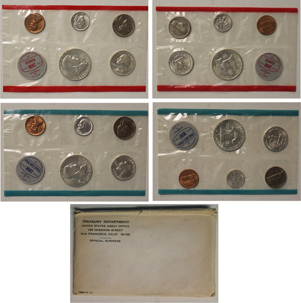 1963 PD US Mint set (OGP) 10 coins
