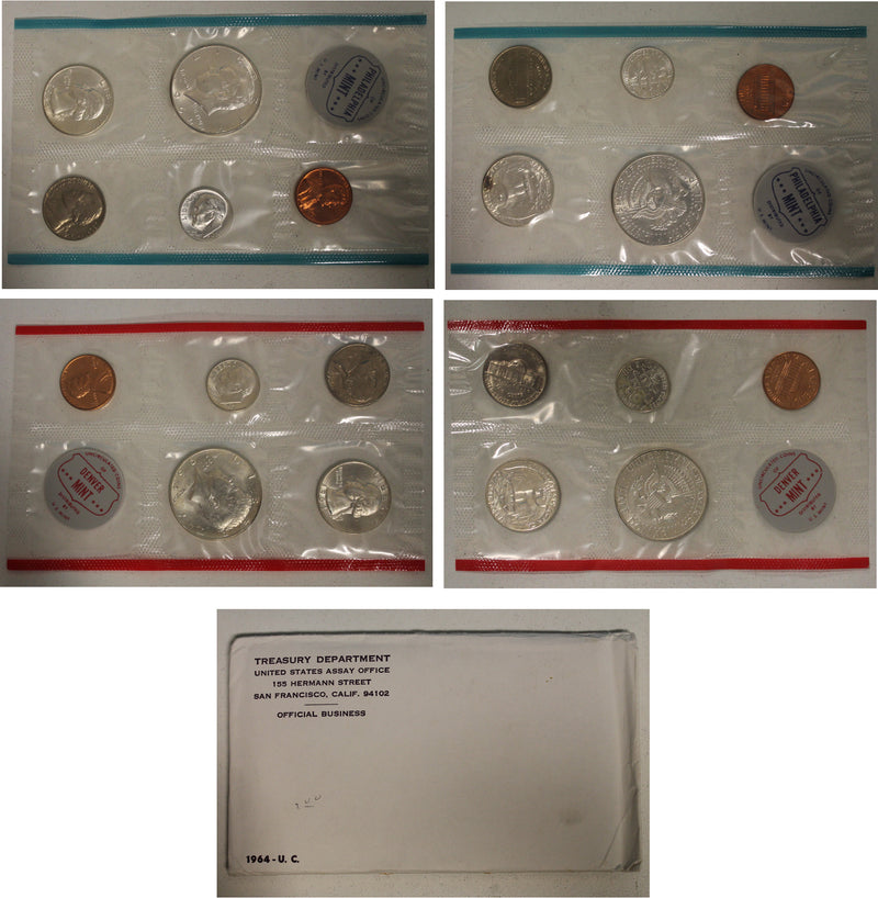 1964 PD US Mint set (OGP) 10 coins