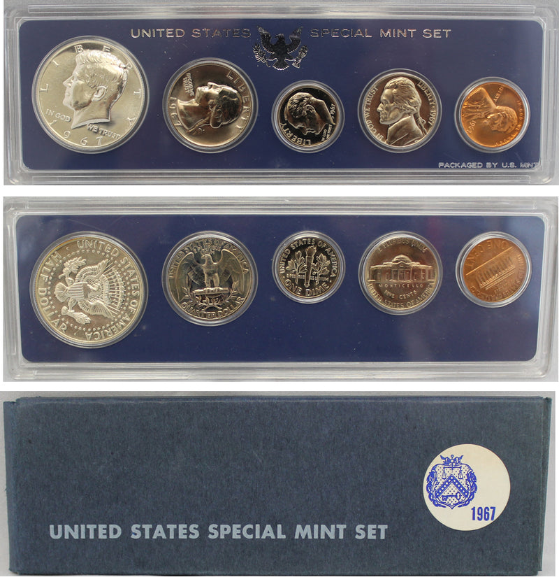 1967 S US Mint set (OGP) 5 coins