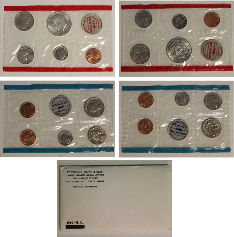1969 PD US Mint set (OGP) 10 coins