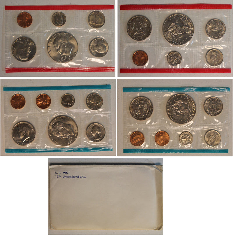 1974 PD US Mint Set (OGP) 13 Coins