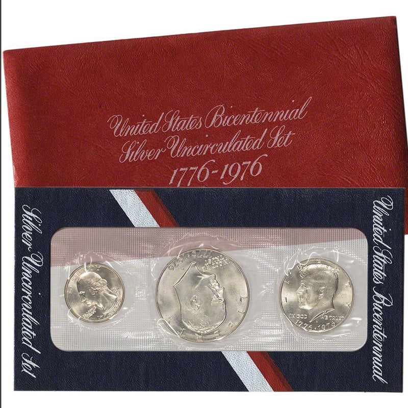 1976 S US Mint Set (OGP) Silver Set 3 Coins
