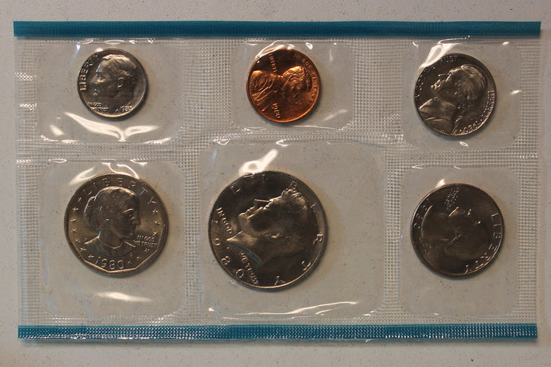 1980 PD US Mint Set (OGP) 13 coins