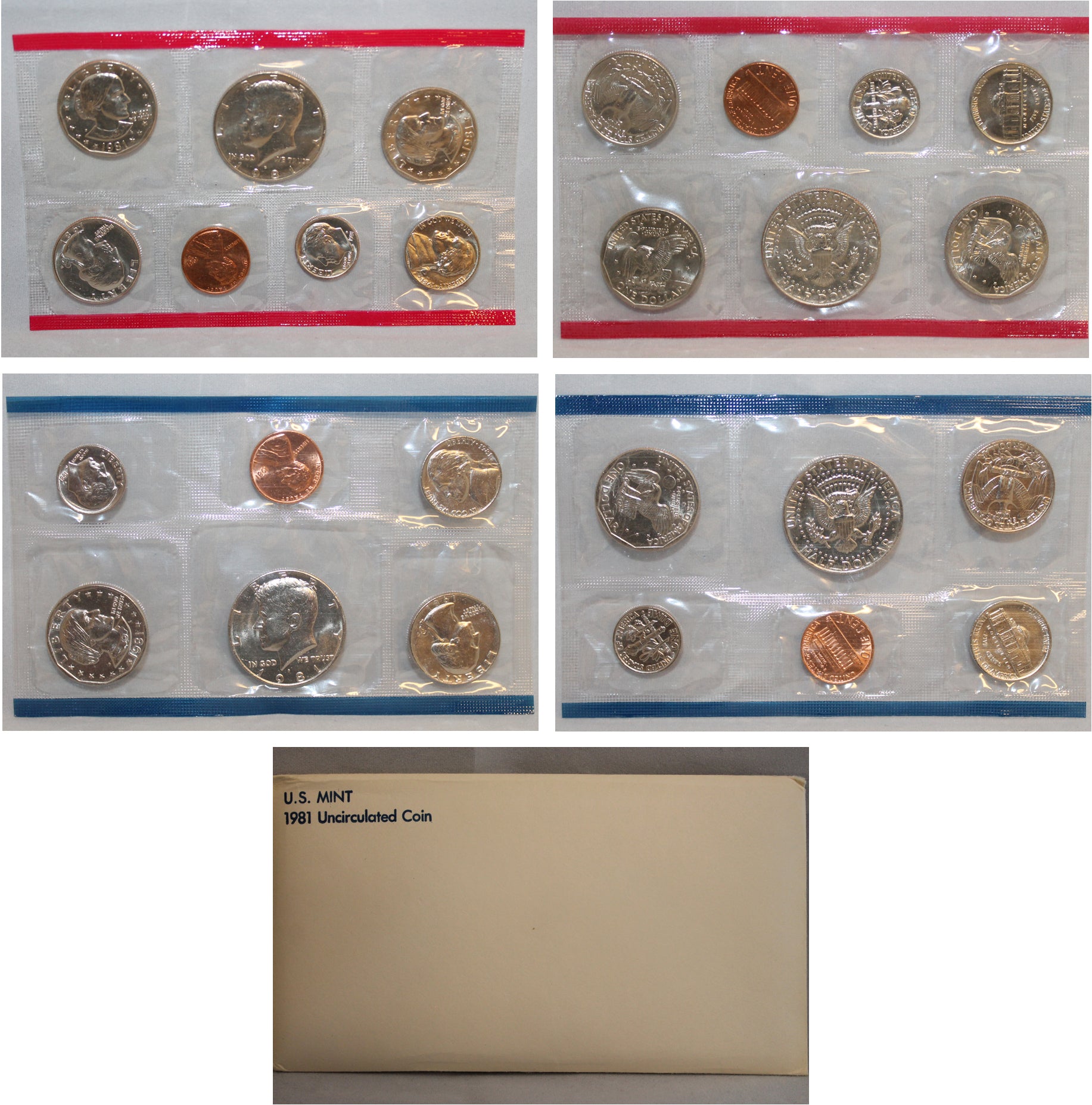 1981 Coin Set 1981 PD US Mint Set (OGP) 13 coins