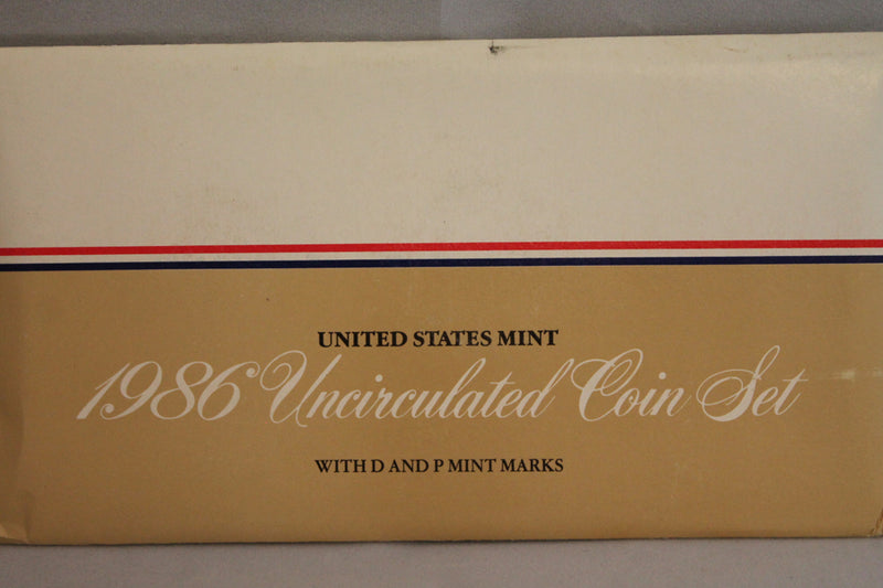 1986 PD US Mint Set (OGP) 10 coins