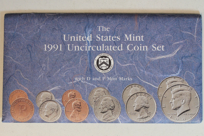 1991 PD US Mint Set (OGP) 10 coins