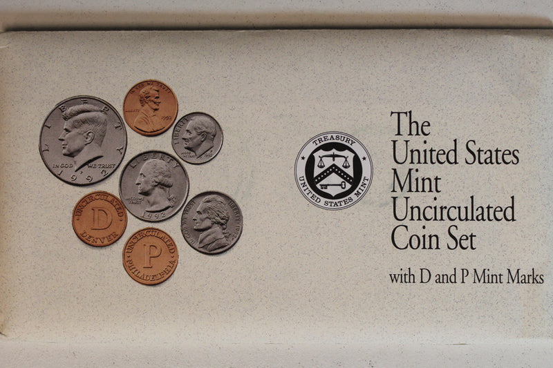 1992 PD US Mint Set (OGP) 10 coins